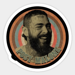 Austin Richard Post - Vintage Circle Style Sticker